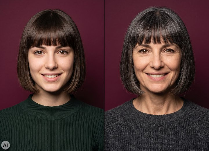 Eine alternde Frau