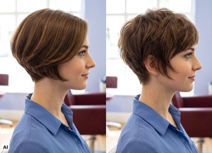 Kurzhaarfrisuren mit F&uuml;lle