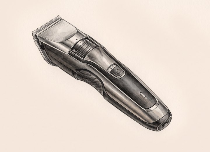 Trimmer zum Anpassen der Schnurrbart -Form