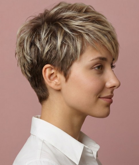 Cabello corto para mujer