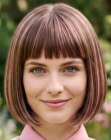 Cabello castaño con reflejos rosas