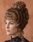 Chignon d’inspiration victorienne