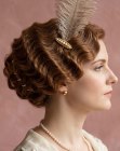 Cheveux ondulés des années 1910