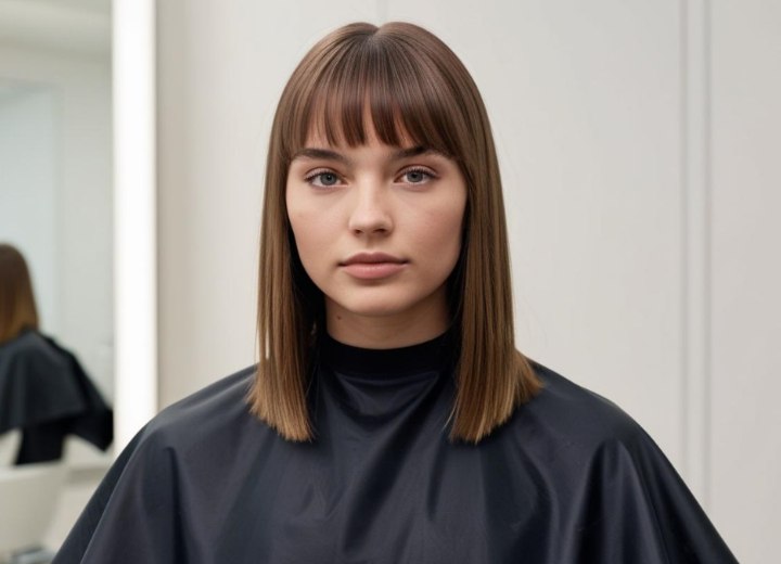 Coupe de cheveux clavicut