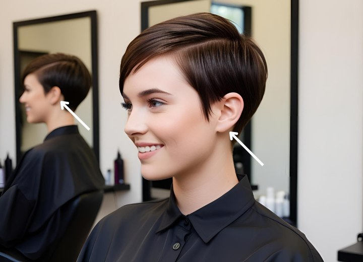 Test de sensibilité derrière l’oreille