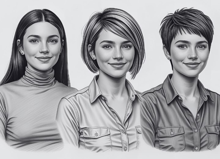 Transformation capillaire : des cheveux longs à la coupe pixie