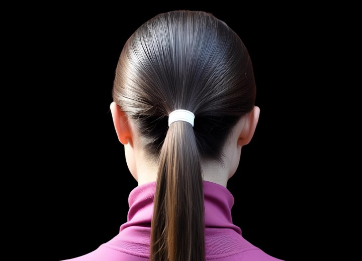 Bande élastique qui abîme les cheveux