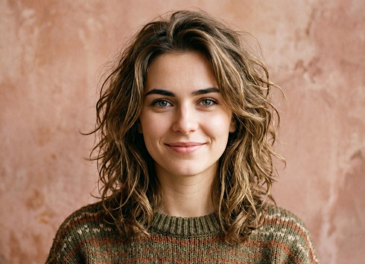 Cheveux au look grunge des années 1990