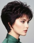 Coiffure épi des années 1980