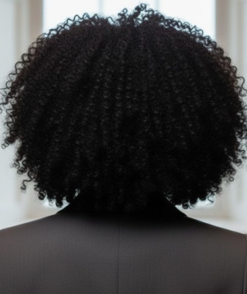 Coiffure semi-longue bouclée