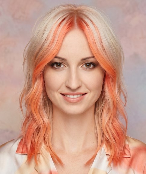 Cheveux orange faciles &agrave; porter