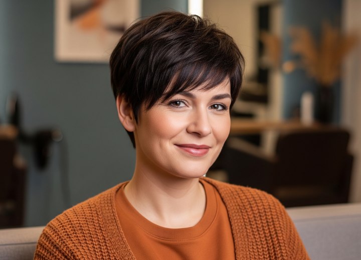 Pixie brun chocolat pour l’automne