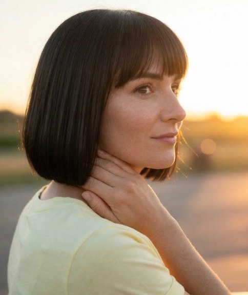 Coupe au carr&eacute; facile &agrave; entretenir