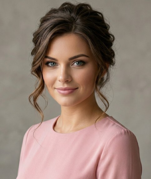 Chignon bas &agrave; l&rsquo;arri&egrave;re de la t&ecirc;te