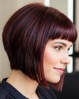 Carré dégradé au style lissé