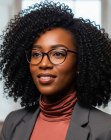 Cheveux africains avec de belles boucles