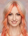 Cheveux orange