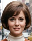 Coupe pageboy ann&eacute;es 1960
