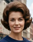 Coiffure bouffant, ann&eacute;es 1950