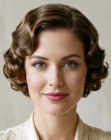 Coiffure courte des ann&eacute;es 1930