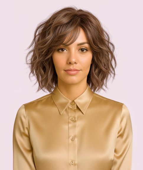 Coupe shag d&eacute;grad&eacute;e