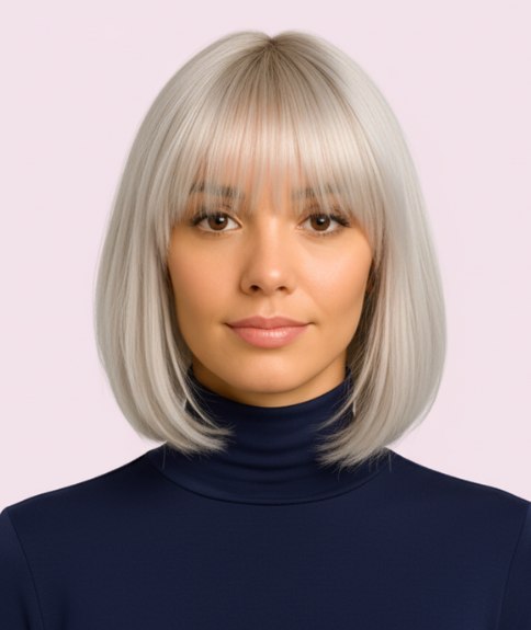 Carr&eacute; &eacute;l&eacute;gant avec raie au centre