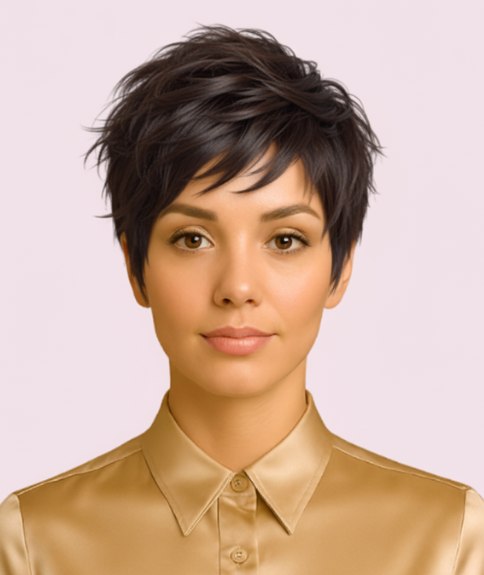 Pixie textur&eacute; et &eacute;bouriff&eacute;