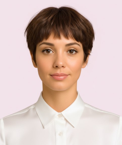 Coupe bol moderne &eacute;pousant la forme de la t&ecirc;te