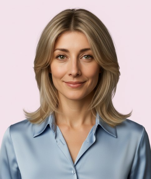 Coiffure d&eacute;grad&eacute;e longueur &eacute;paules &agrave; l&rsquo;allure f&eacute;minine