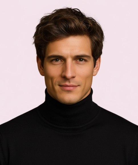 Coiffure masculine avec m&egrave;che relev&eacute;e &agrave; l&rsquo;avant