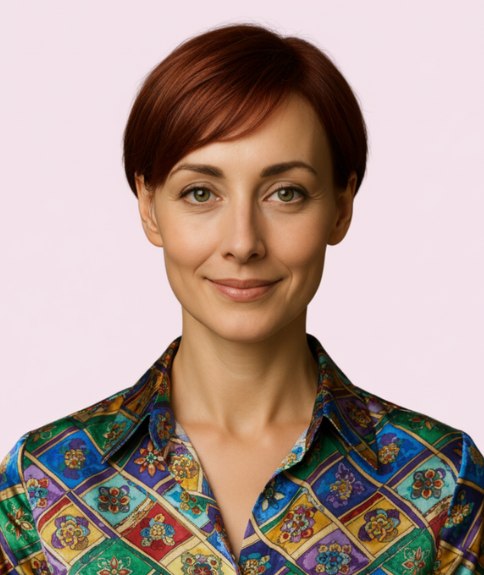 Coupe courte coiffe&eacute; sur le c&ocirc;t&eacute; avec d&eacute;grad&eacute; pour le mouvement