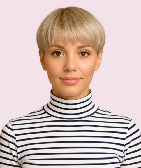 Coupe courte textur&eacute;e &agrave; la pointe de la mode