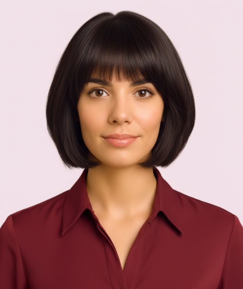 Carr&eacute; &agrave; hauteur du menton avec d&eacute;grad&eacute; pour volume et rebond