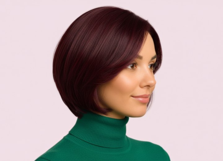 Carr&eacute; lisse et soign&eacute; &ndash; Vue de c&ocirc;t&eacute;