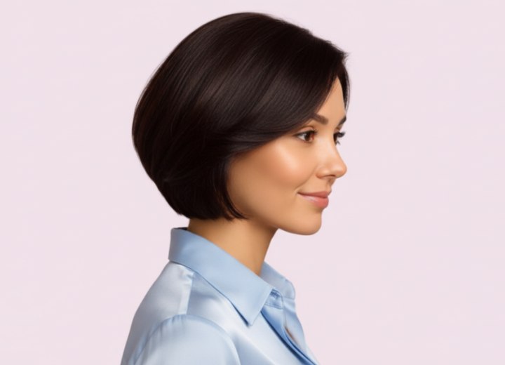 Carré apportant du volume – Vue de côté