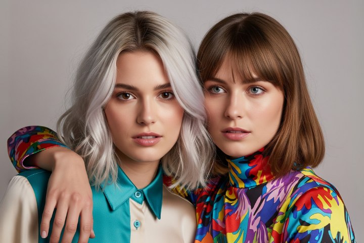 Coupes pour cheveux mi-courts
