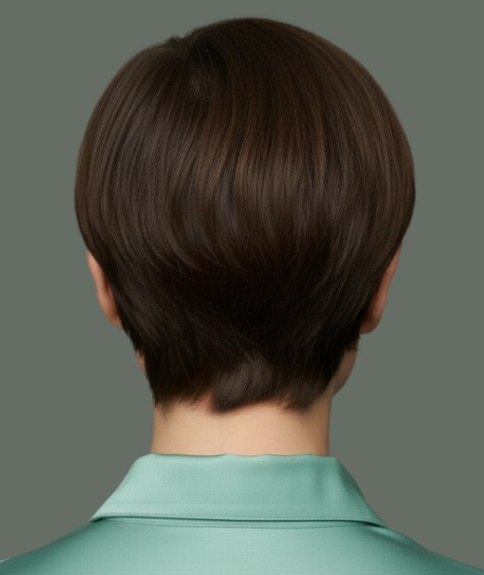 Coupe courte avec cheveux d&eacute;grad&eacute;s &agrave; l&rsquo;arri&egrave;re