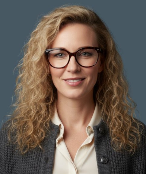 Cheveux longs boucl&eacute;s volumineux aux nuances blondes multiples