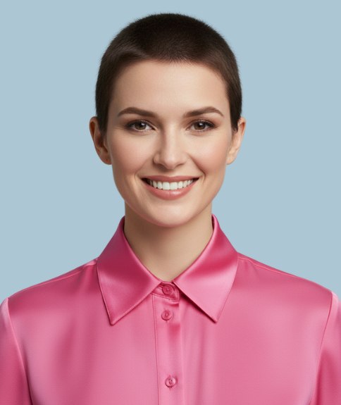 Coupe tr&egrave;s courte ras&eacute;e &agrave; l&rsquo;allure f&eacute;minine