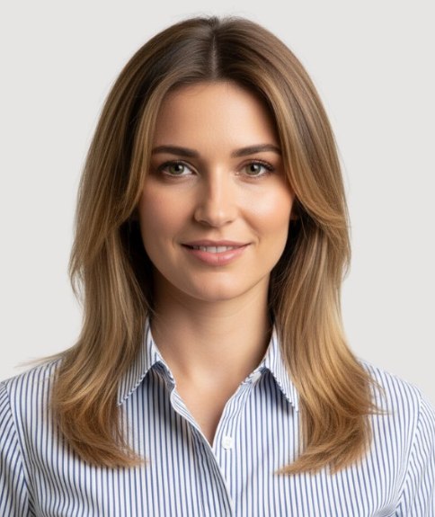 Coiffure longue avec pointes douces et ondulations l&eacute;g&egrave;res