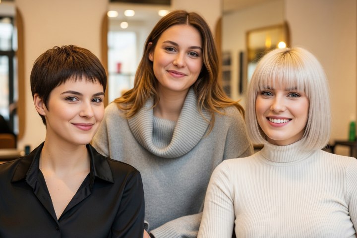 Nouvelles coupes de cheveux