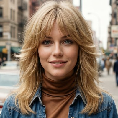 Coiffure ann&eacute;es 1970