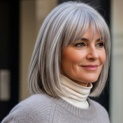 Sublimes cheveux gris