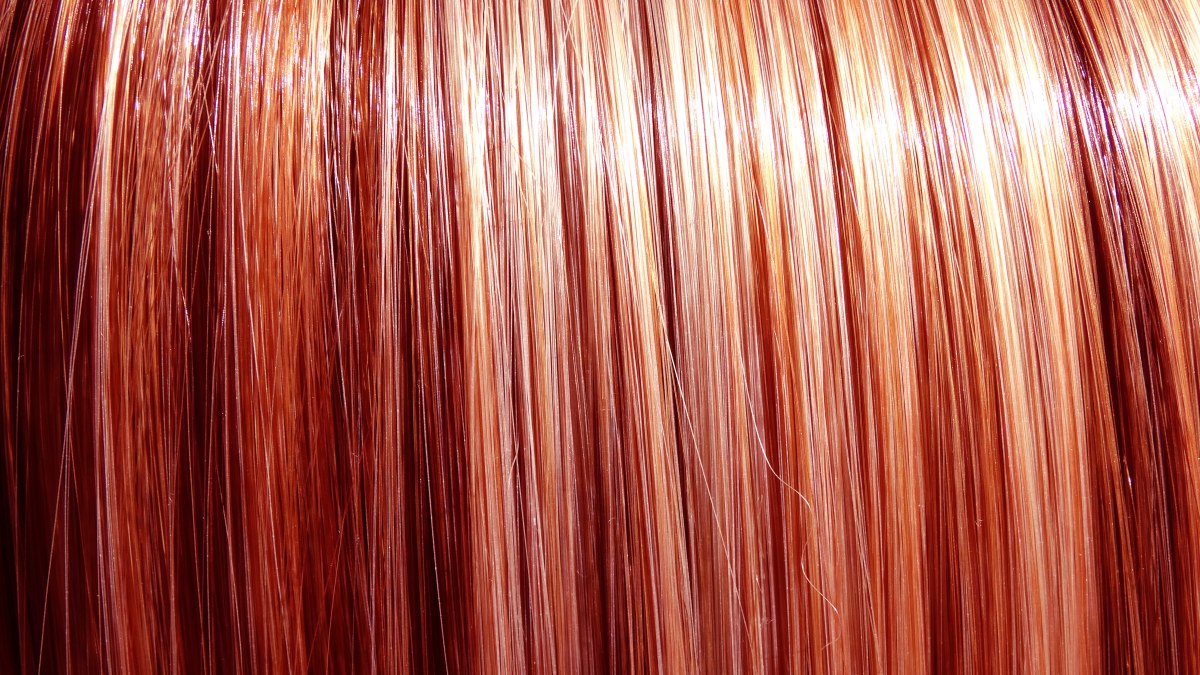 Red hair with blonde highlights in the front - wide 2
