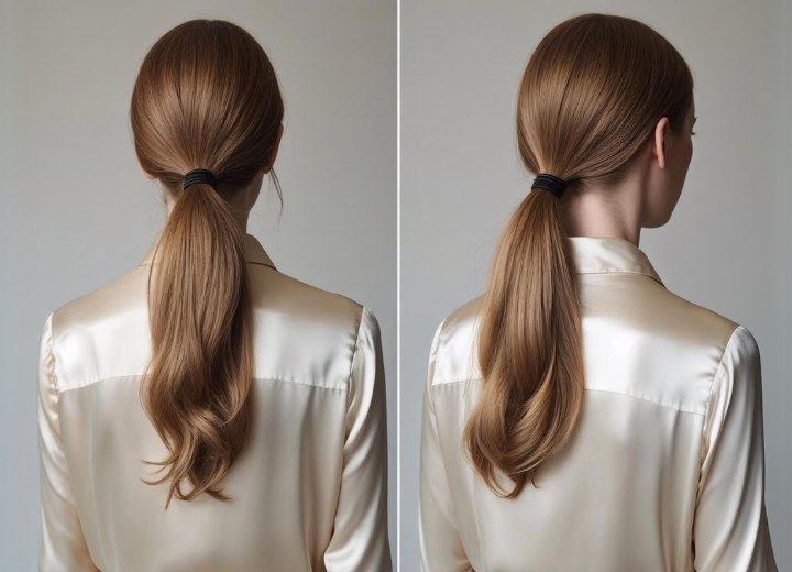 Long ponytail