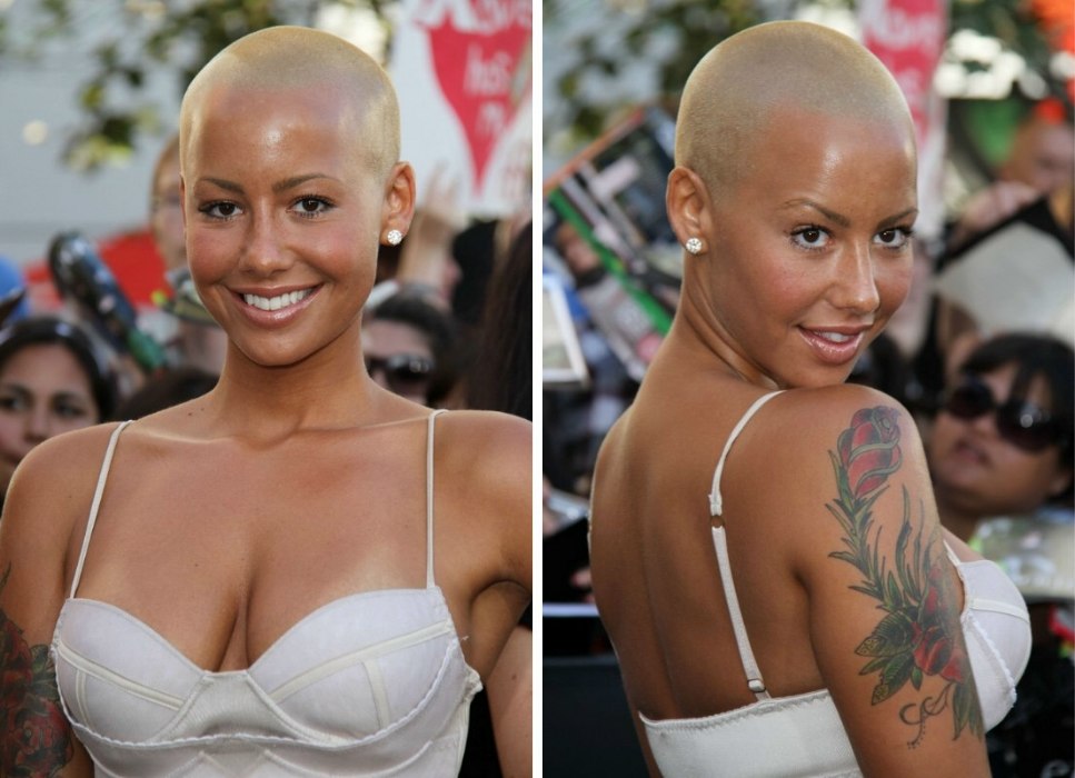 Why Amber Rose Is Bald Making A Fashion Statement With A Shaved Head