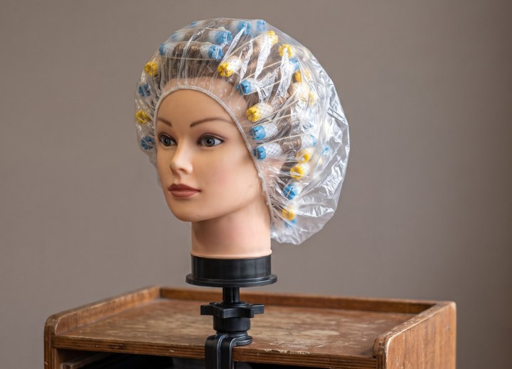 Perm processing cap