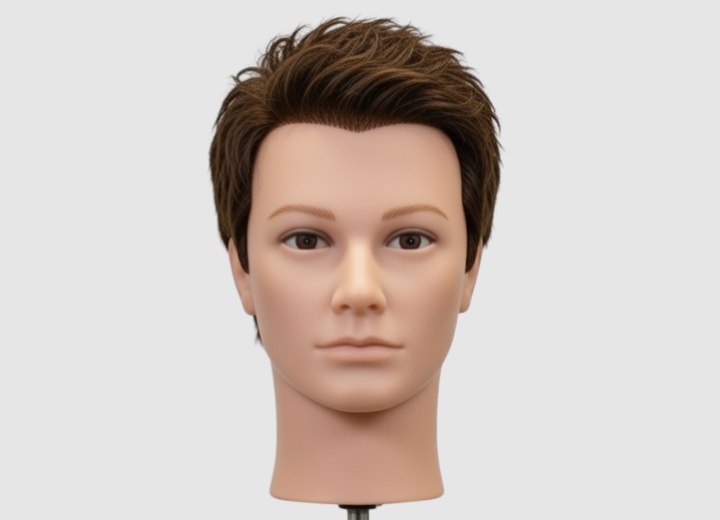 Short hairstyle for men, inspired by Bear Grylls