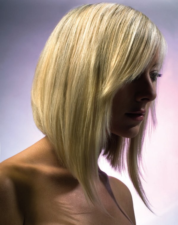 Chin-Length Concave Bob Haircut - TheHairStyler.com