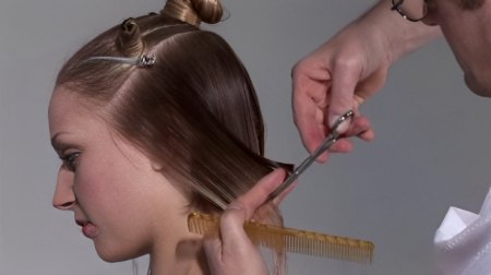 Cut an A-line bob - How to cut the hairstyle